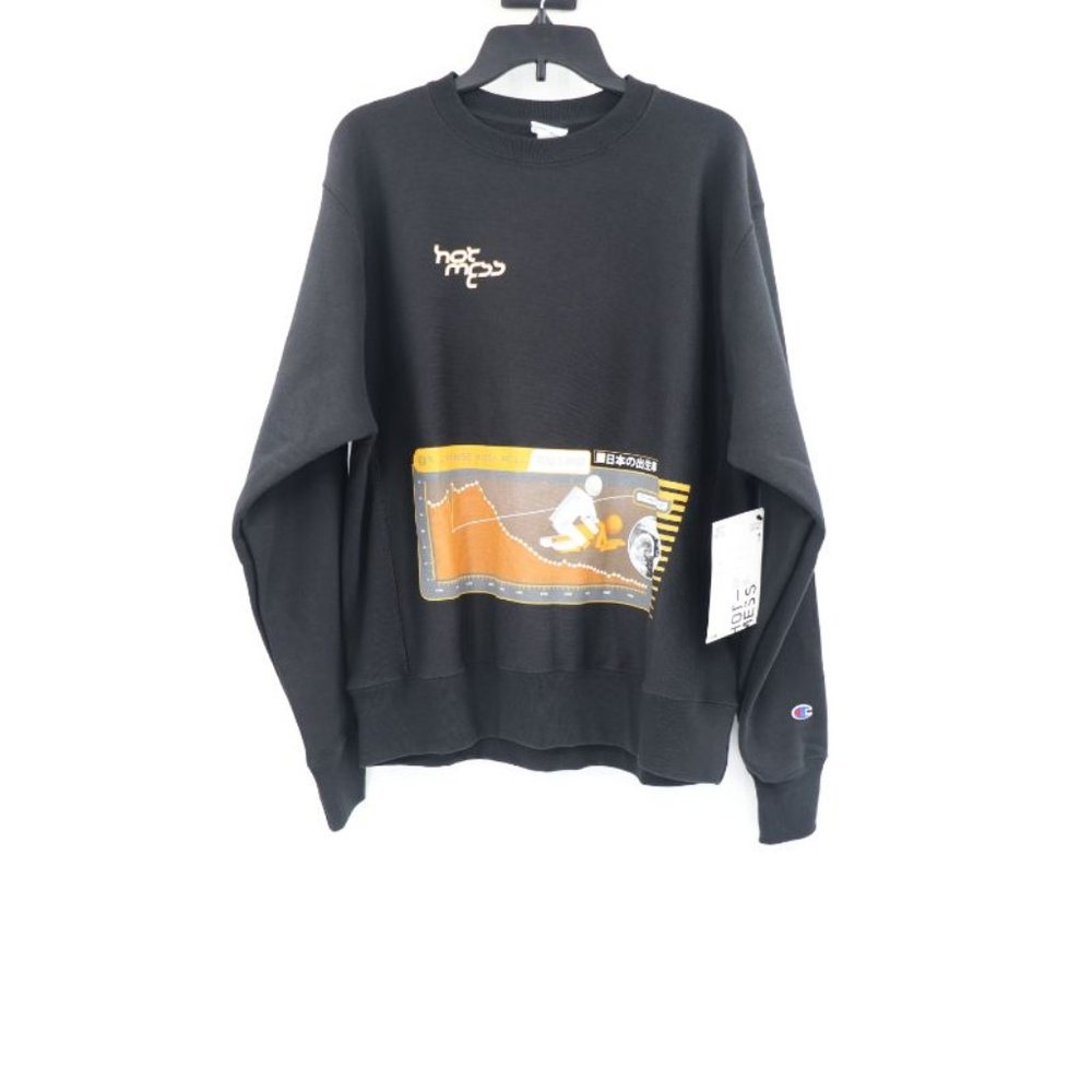 NWOT hot mess x Champion mens M pop up japan reverse weave sweatshirt pullover